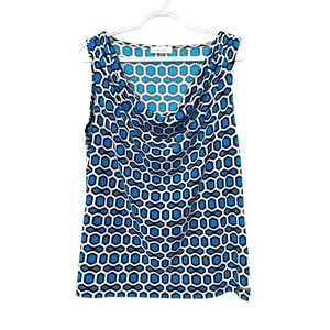 Calvin Klein short  sleeve, cowl neck tunic